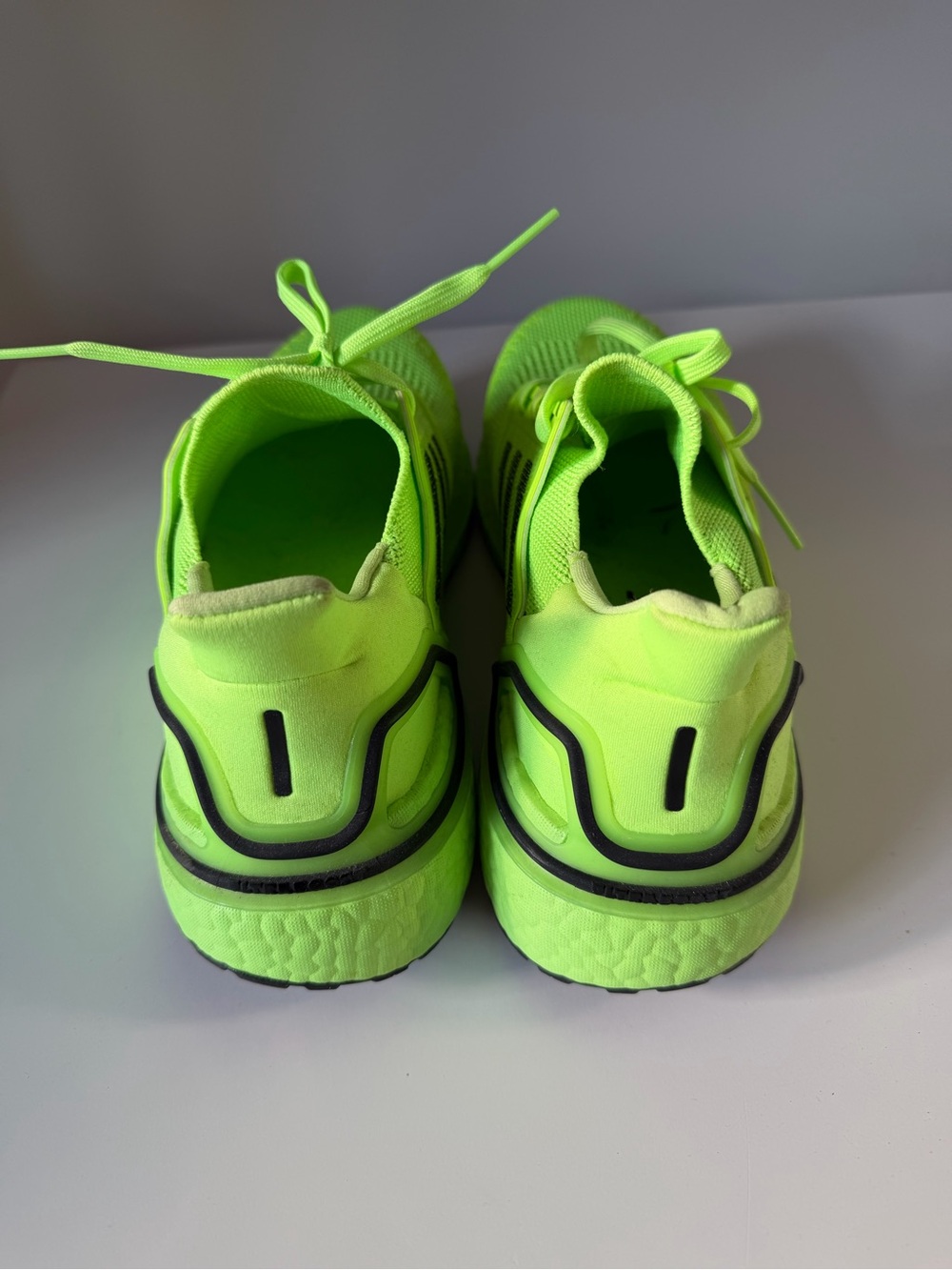 adidas Neon Green Athletic Running Shoes - Picture 5 of 7